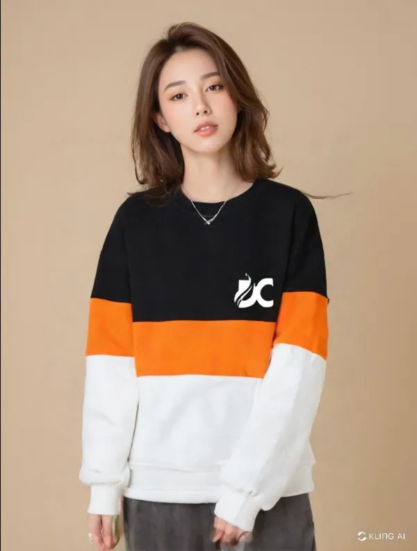 Women_Orange_Round_Neck_tshirt__Full_Sleeves_&_Everyday_Comfort