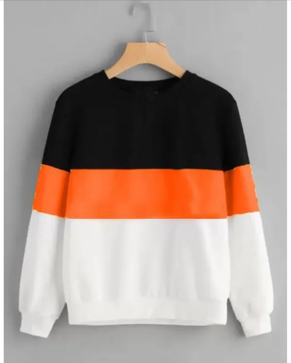 Women_Orange_Round_Neck_tshirt__Full_Sleeves_&_Everyday_Comfort