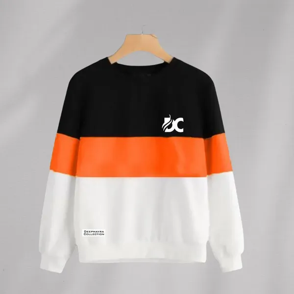 Women_Orange_Round_Neck_tshirt__Full_Sleeves_&_Everyday_Comfort