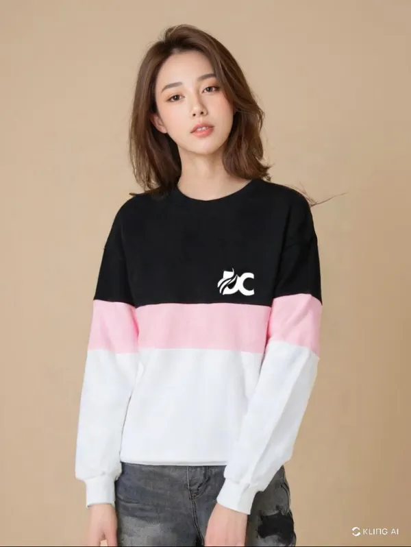 Women_Pink_Round_Neck_tshirt__Full_Sleeves_&_Everyday_Comfort