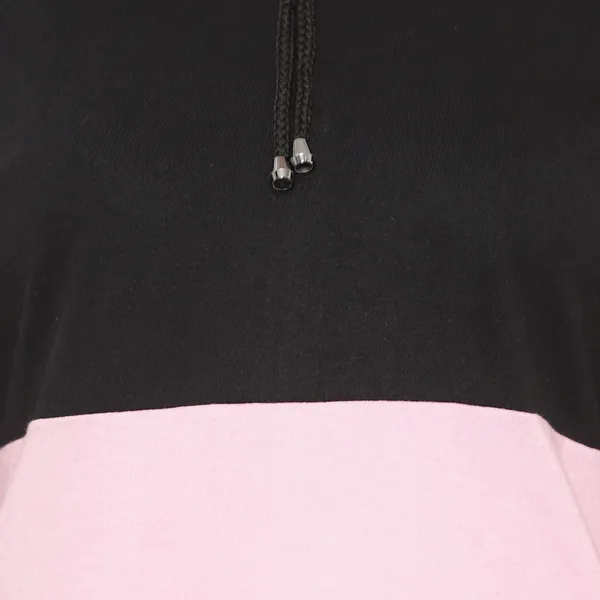Black_&_Pink_Cotton_Colourblocked_Full_Sleeves_Hoodie_For_Women