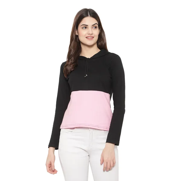 Black_&_Pink_Cotton_Colourblocked_Full_Sleeves_Hoodie_For_Women