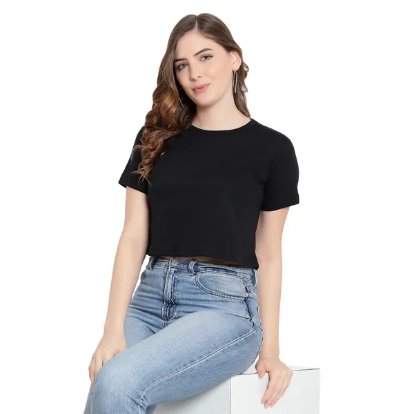 Womens_Printed_Cotton_T-Shirt_|_Half_Sleeves_|_Stylish_Crop_Top