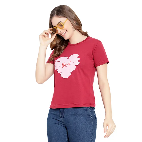 Womens_Round_Neck_Cotton_Printed_T-Shirt_|_Half_Sleeves_|_Casual_Wear