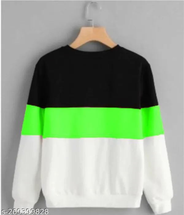 Women_Light_Green_Round_Neck_tshirt__Full_Sleeves_&_Everyday_Comfort