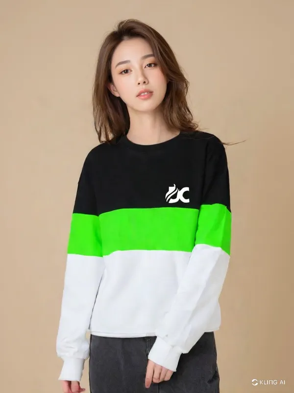 Women_Light_Green_Round_Neck_tshirt__Full_Sleeves_&_Everyday_Comfort