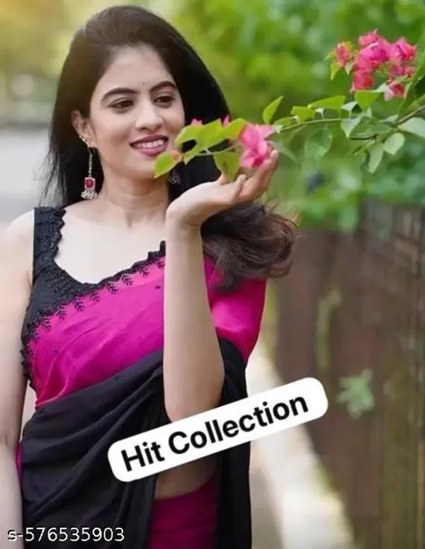 Pink_Georgette_Viscose_Saree_For_Women