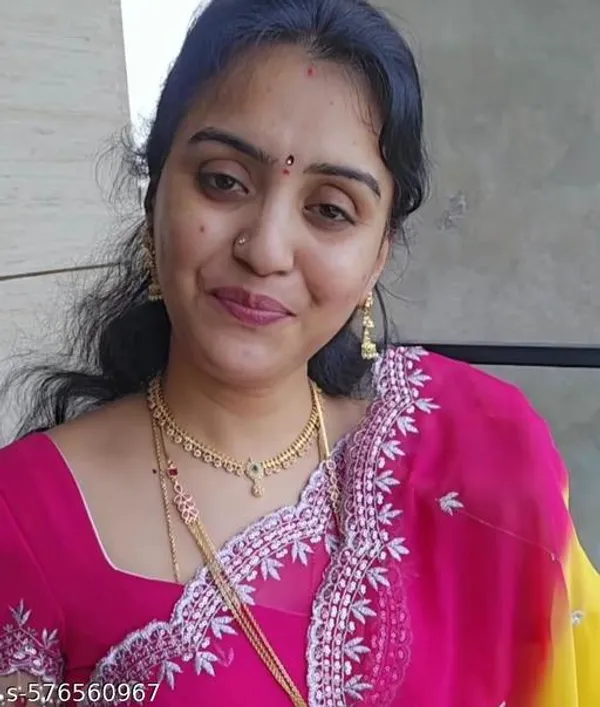 Pink_Georgette_Viscose_Saree_For_Women