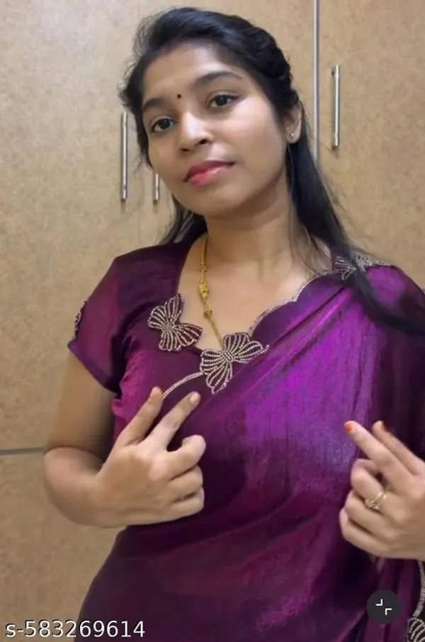 Purple_Georgette_Viscose_Saree_For_Women