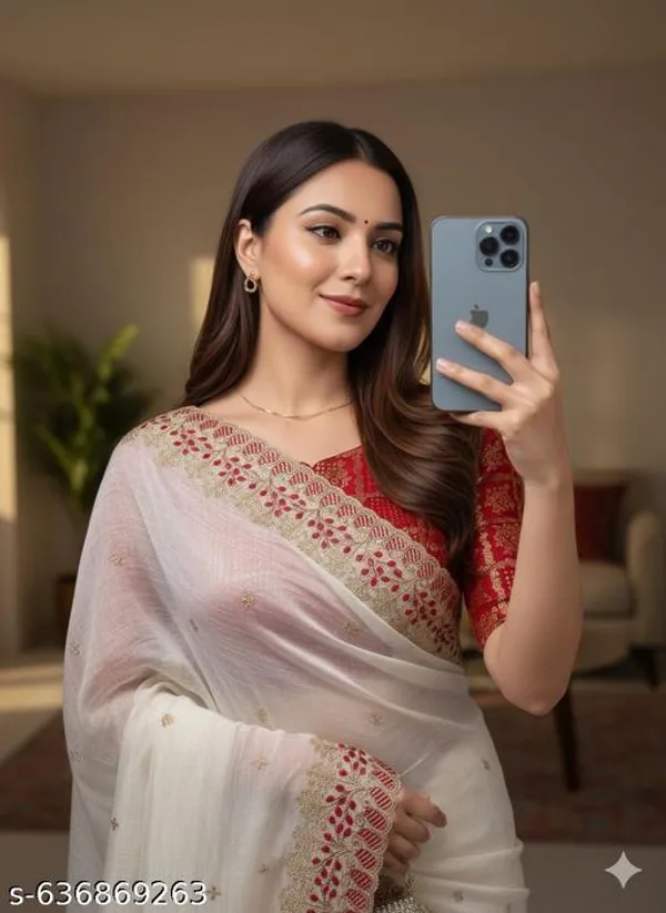 Pink_Georgette_Viscose_Saree_For_Women