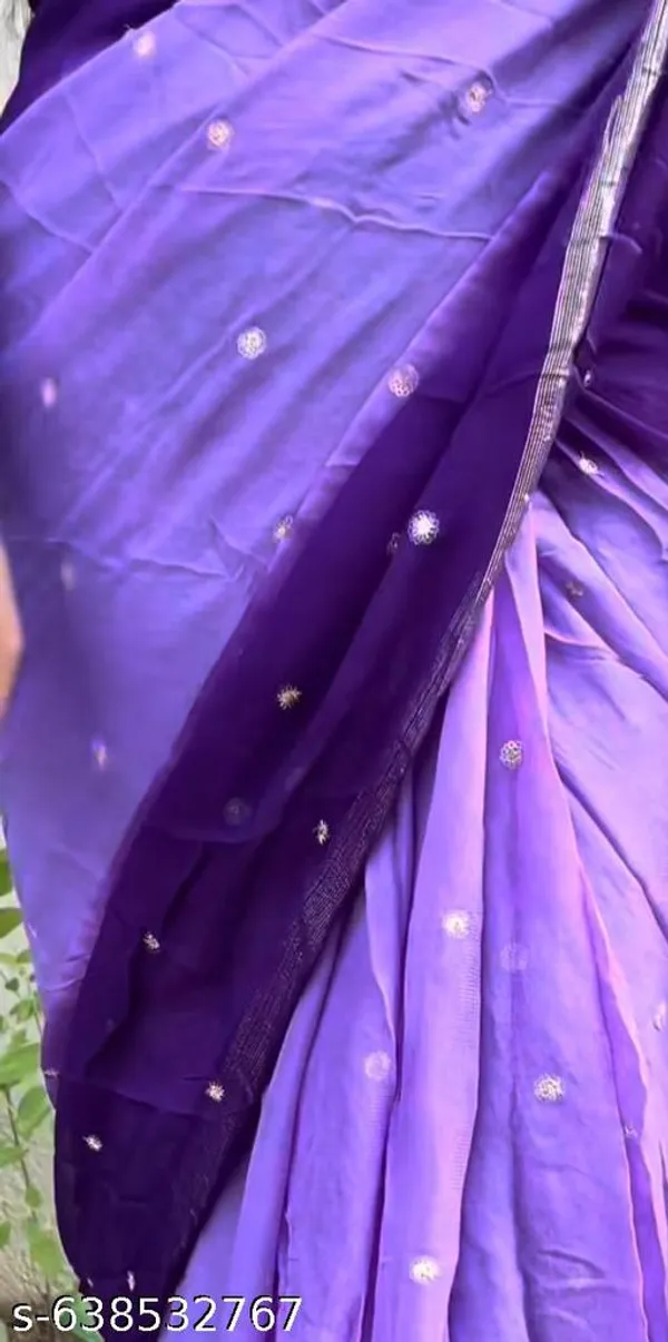 Purple_Georgette_Viscose_Saree_For_Women