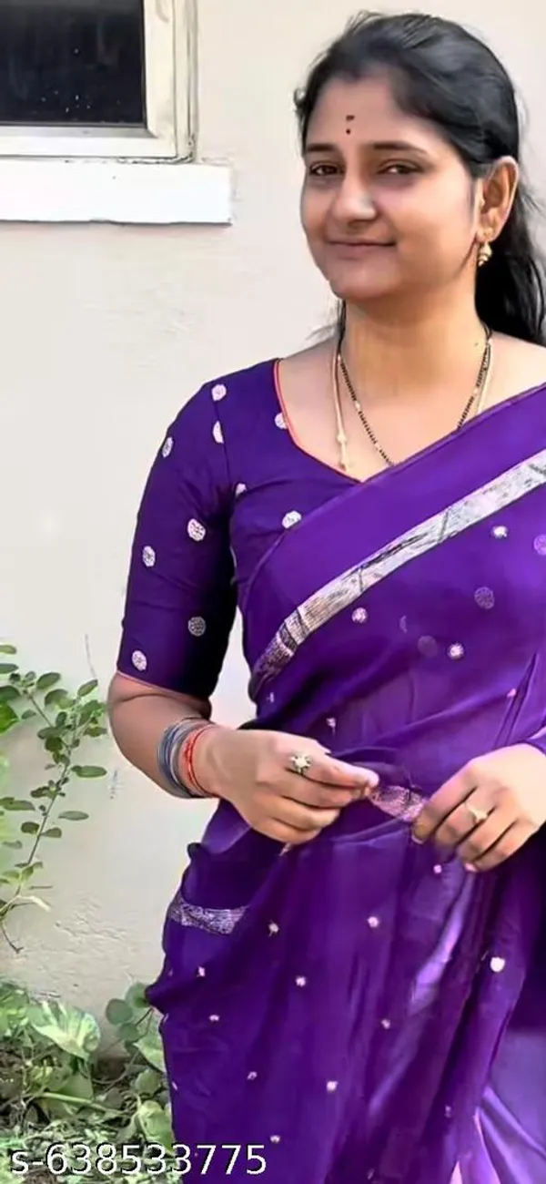 Purple_Georgette_Viscose_Saree_For_Women