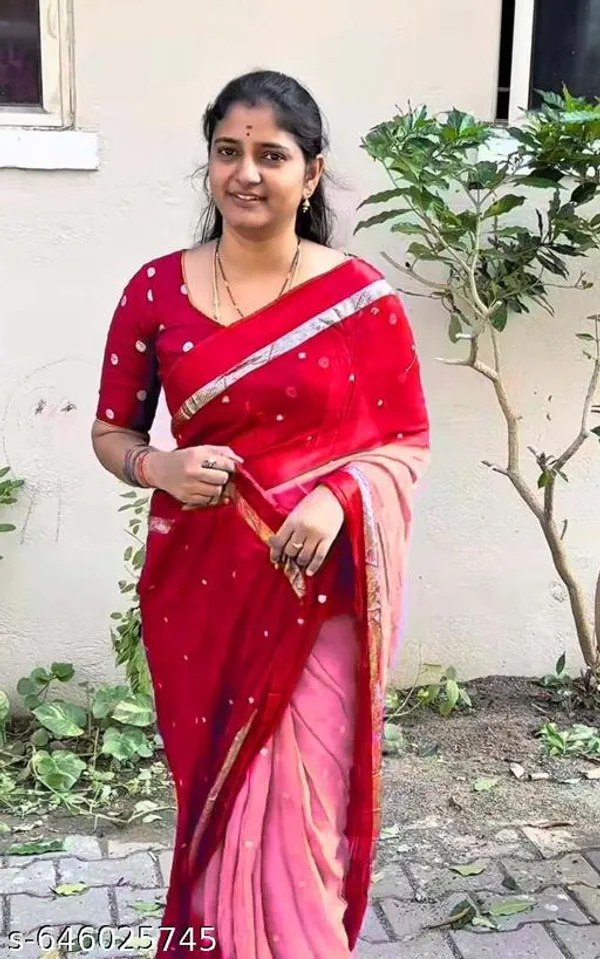 Red_Georgette_Viscose_Saree_For_Women