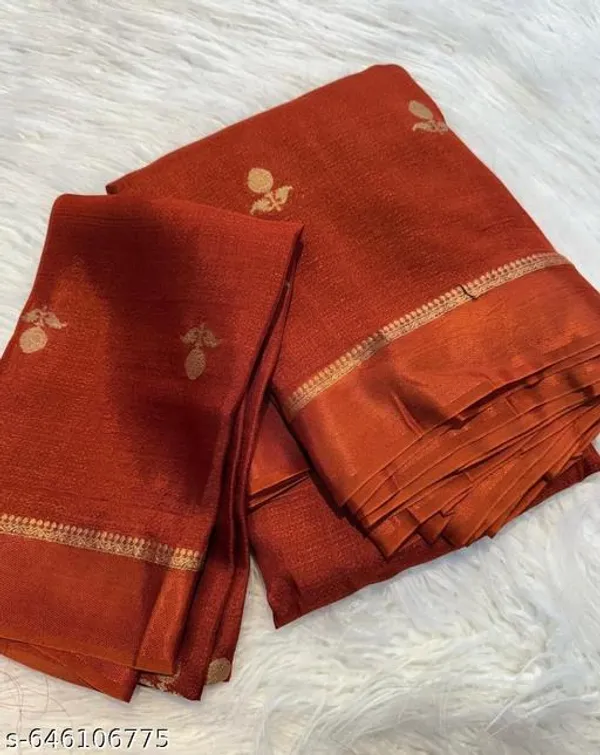 Red_Georgette_Viscose_Saree_For_Women
