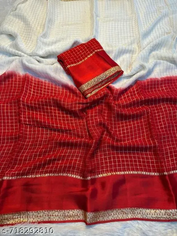 Red_Georgette_Viscose_Saree_For_Women