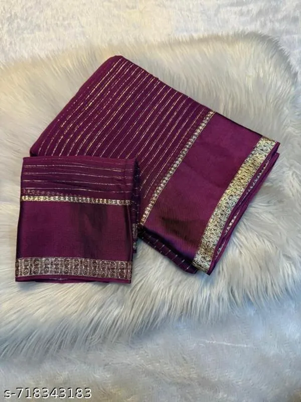 Maroon_Georgette_Viscose_Saree_For_Women