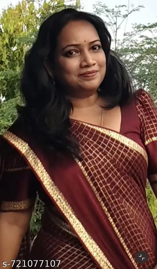 Maroon_Georgette_Viscose_Saree_For_Women