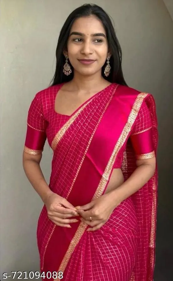 Red_Georgette_Viscose_Saree_For_Women