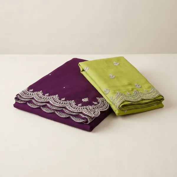 Purple_Georgette_Viscose_Saree_For_Women