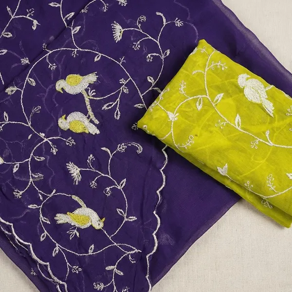 Purple_Georgette_Viscose_Saree_For_Women