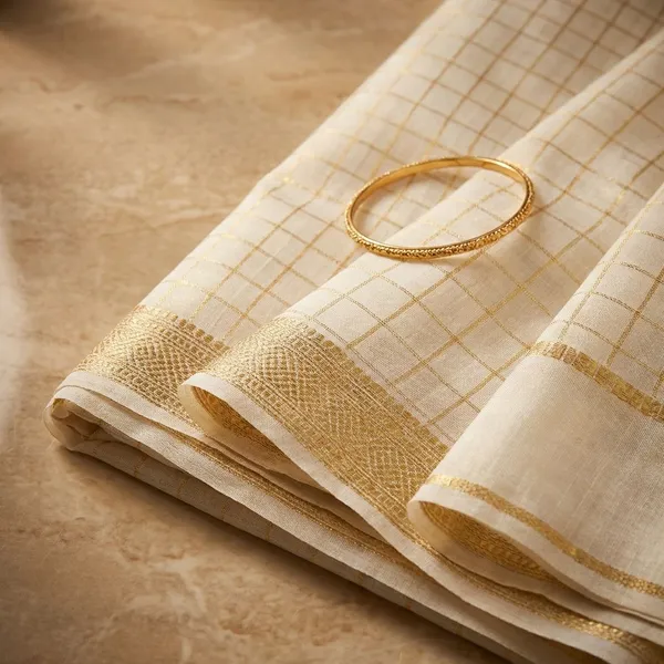 White_Georgette_Viscose_Saree_For_Women