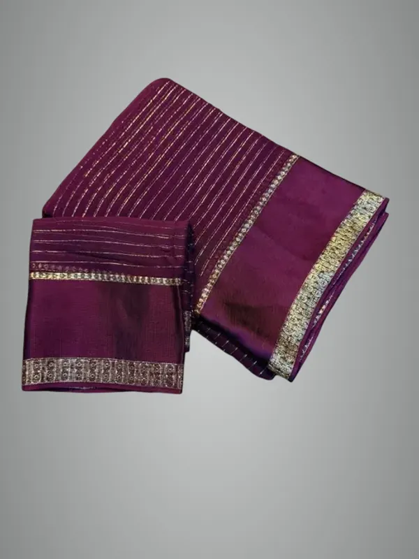 Purple_Georgette_Viscose_Saree_For_Women