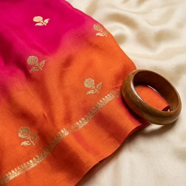 Pink_Georgette_Viscose_Saree_For_Women
