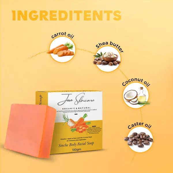Skincare_Sinche_Body_Kojic__Soap_Natural_&_Nourishing_Gentle_Cleanse_&_Moisturize_with_Herbal_Extracts_Suitable_for_All_Skin_Types_Vigwa-1_&_Carrot_-1-_Pack_Of_-2