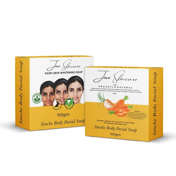 Skincare_Sinche_Body_Kojic__Soap_Natural_&_Nourishing_Gentle_Cleanse_&_Moisturize_with_Herbal_Extracts_Suitable_for_All_Skin_Types_Kojic-1_&_Carrot_-1-_Pack_Of_-2