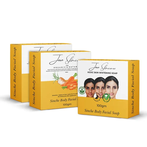 Skincare_Sinche_Body_Kojic__Soap_Natural_&_Nourishing_Gentle_Cleanse_&_Moisturize_with_Herbal_Extracts_Suitable_for_All_Skin_Types_Kojic-1_&_Carrot_-2-_Pack_Of_-3