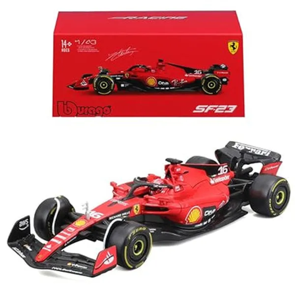 Bburago_-_1/43_Scale_Model_Compatible_with_Ferrari_SF23_-_16_Compatible_with_Charles_Leclerc_2023_Formula_1_Model_Car