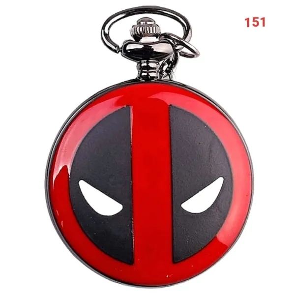 Black_gandhi_pocket_watch_Keychain_Captain_America_shield_Deadpool_Batman_Blackpanther_Iron_Man_Naruto_sharingan_Akatsuki