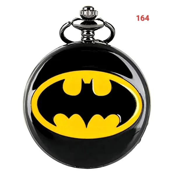 Black_gandhi_pocket_watch_Keychain_Captain_America_shield_Deadpool_Batman_Blackpanther_Iron_Man_Naruto_sharingan_Akatsuki