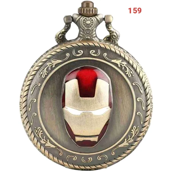 Black_gandhi_pocket_watch_Keychain_Captain_America_shield_Deadpool_Batman_Blackpanther_Iron_Man_Naruto_sharingan_Akatsuki