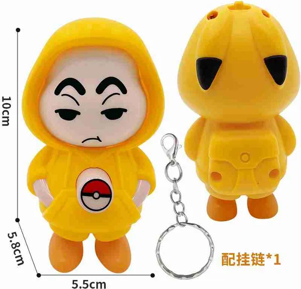 Buy_1_Get_2_SINCHAN_/Spidr_Man_/_Captan_Amrica_/_Tan-jiro_Key_Chain__Expression_Changeable_Toy_Key_Chain