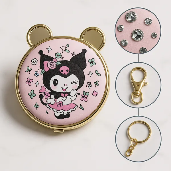 Buy_1_get_3_offer*_rakhi_gifting_offer_Abelestore_Keychain_pocket_mirror_pendant_for_the_female_girls_easy_to_hang_on_bags