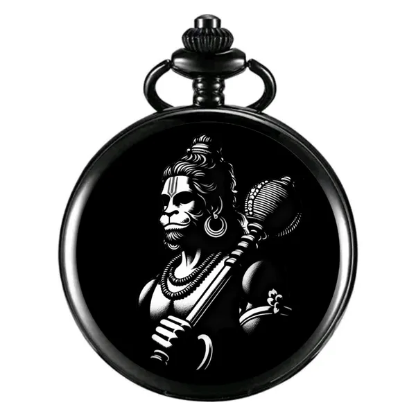 Black_Gandhi_Pocket_Watch_devotional_Krishna_OMG_peacock_feather_Aum_Jesus_cross_Ganpati_Hanuman_Jain_navkar_mantra_Shiva_Chatrapati_shivaji_maharaj