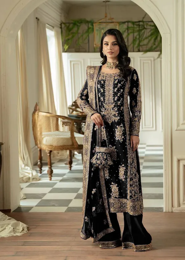 Black_Heavy_Georgette_Fully_Loaded_Coding_Sequence_Embroidered_Salwar_Suit_With_Dupatta
