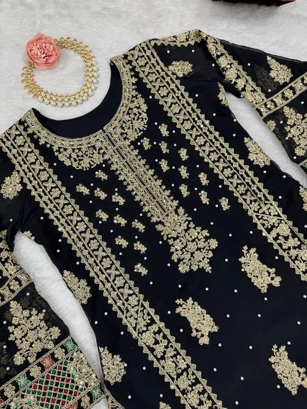 Black_Heavy_Georgette_Fully_Loaded_Coding_Sequence_Embroidered_Salwar_Suit_With_Dupatta