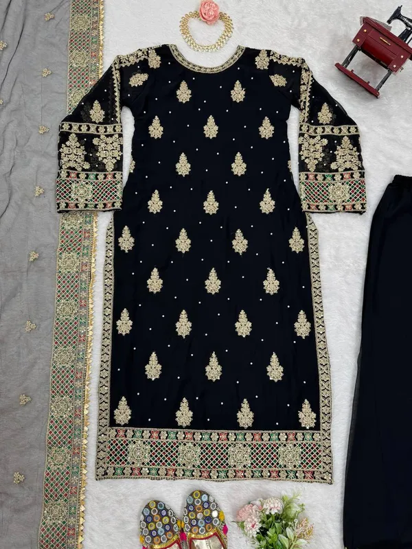 Black_Heavy_Georgette_Fully_Loaded_Coding_Sequence_Embroidered_Salwar_Suit_With_Dupatta