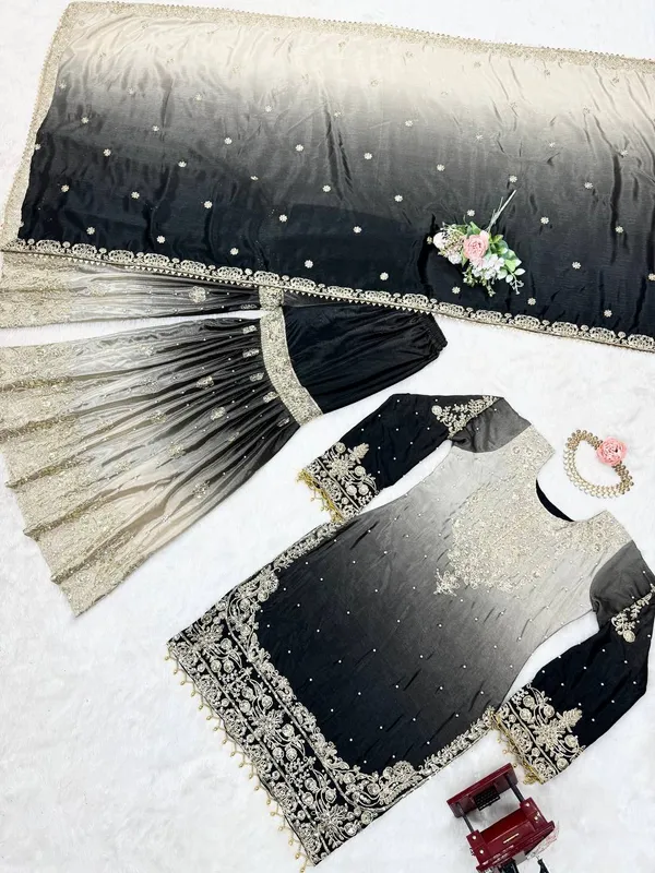 BLACK_SHADED_CHINNON_SILK_CODING_SEQUENCE_EMBROIDERED_SHARARA_SALWAR_SUIT_WITH_DUPATTA
