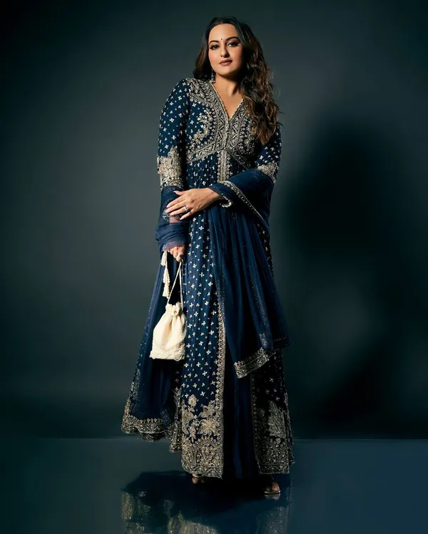 Blue_Heavy_Sequence_Embroidered_Anarkali_Lehenga_Salwar_Suit_With_Dupatta