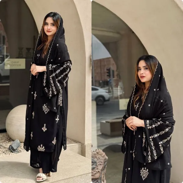 Black_Heavy_Faux_Georgette_Sequence_Embroidered_Fancy_Bell_Sleeve_Salwar_Suit_With_Dupatta
