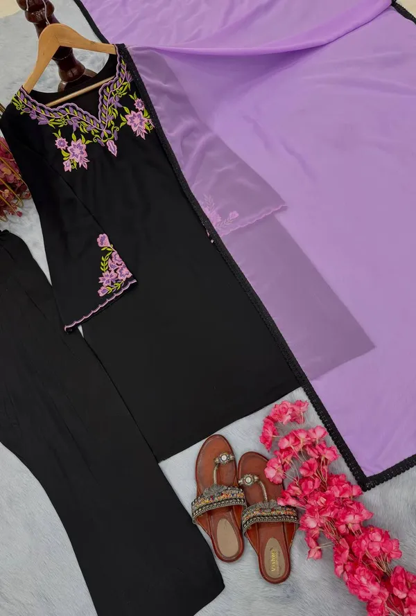 Black_Heavy_Rayon_Silk_Embroidered_Farsi_Salwar_Suit_With_Dupatta