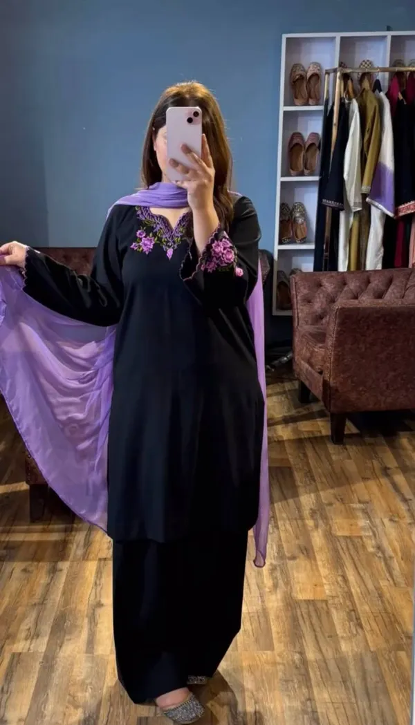 Black_Heavy_Rayon_Silk_Embroidered_Farsi_Salwar_Suit_With_Dupatta