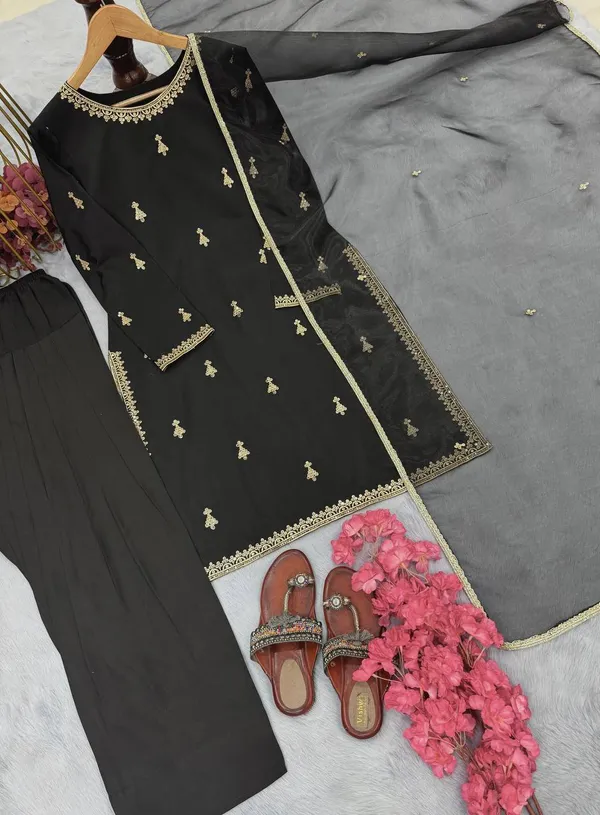 Black_Natural_Heavy_Soft_Satin_Embroidered_Farsi_Salwar_Suit_With_Dupatta