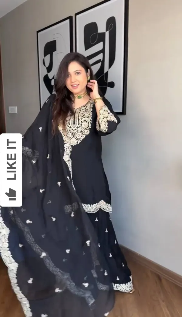Black_Pure_Chinnon_Silk_Coding_Dori-Sequence_Embroidery_Work_Salwar_Suit_With_Dupatta