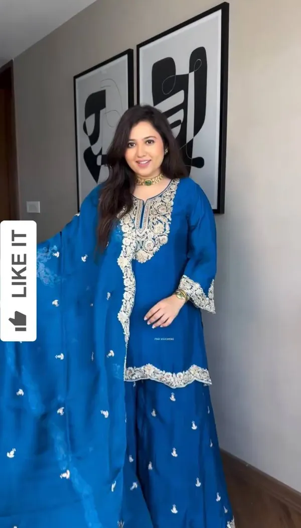 Blue_Pure_Chinnon_Silk_Coding_Dori-Sequence_Embroidery_Work_Salwar_Suit_With_Dupatta