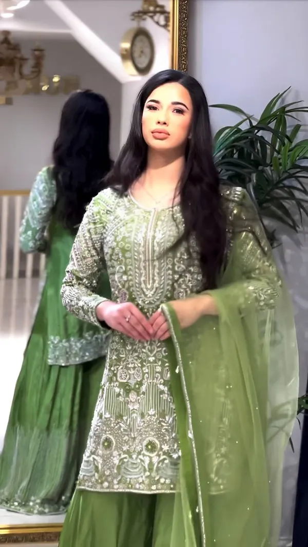 Green_Fully_Sequence_Embroidered_Sharara_Salwar_Suit_With_Dupatta