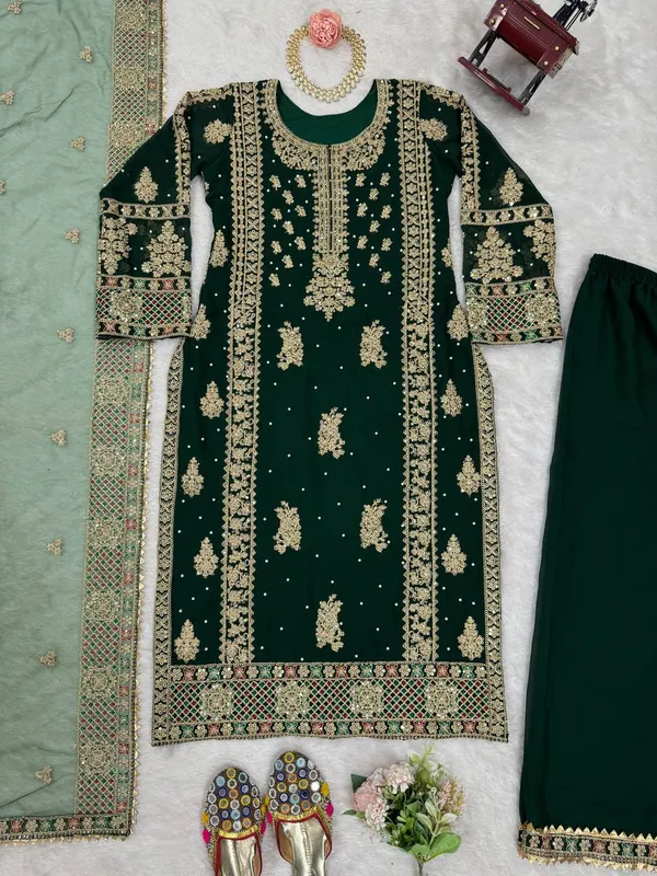 Green_Heavy_Georgette_Fully_Loaded_Coding_Sequence_Embroidered_Salwar_Suit_With_Dupatta